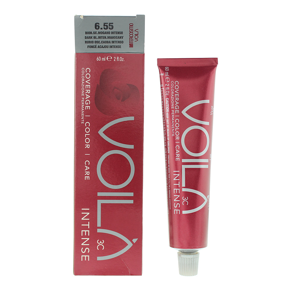 Intercosmo Voilà 3C Intense 60ml - 6.55 Dark Blonde Intense Mahogany - Glow Empire