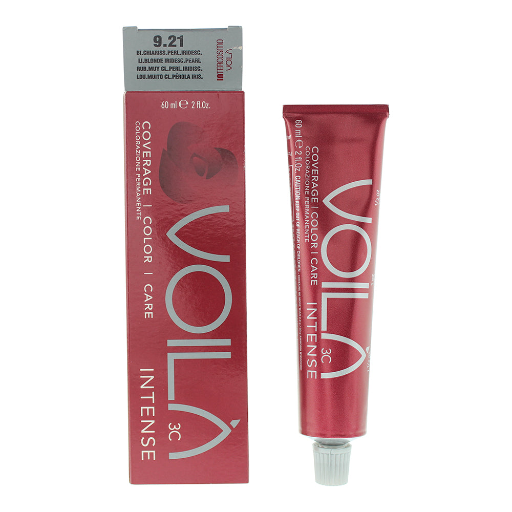 Intercosmo Voilà 3C Intense 60ml - 9.21 Light Blonde Iridescent Pearl - Glow Empire
