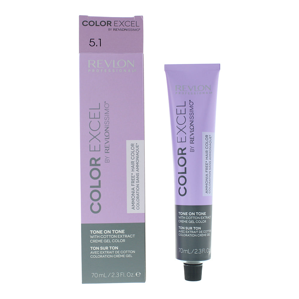 Revlon Revlonissimo Color Excel Tone On Tone Creme Gel Color 70ml - 5.1 - Glow Empire