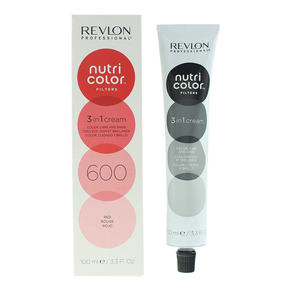 Revlon Nutri Color Filters 3 In 1 Colour Hair Mask 100ml - 600 Red - Glow Empire