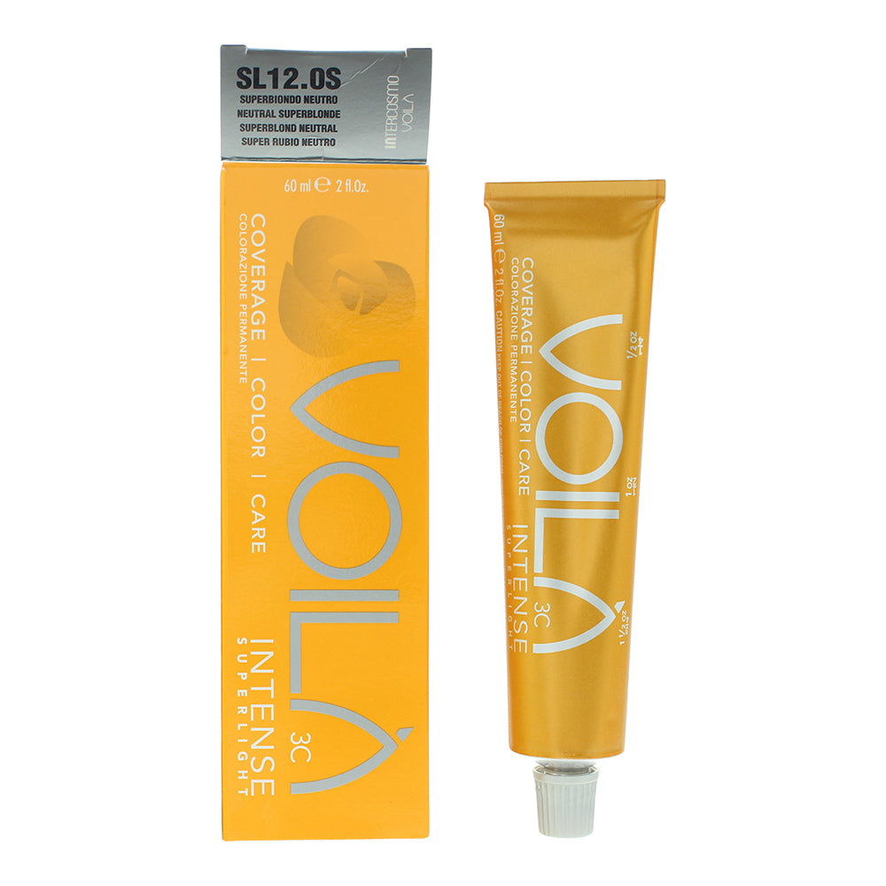 Intercosmo Voilà 3C 60ml - Intense Superlight SL 12.OS Neutral Superblonde - Glow Empire