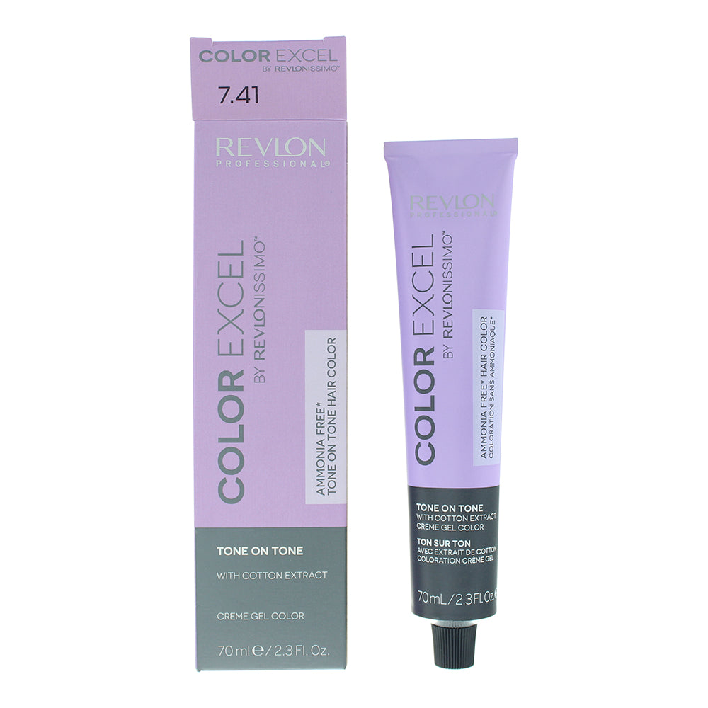 Revlon Revlonissimo Colorsmetique Colour Excel 70ml - 7.41 Dark Chestnut Ash Blonde - Glow Empire
