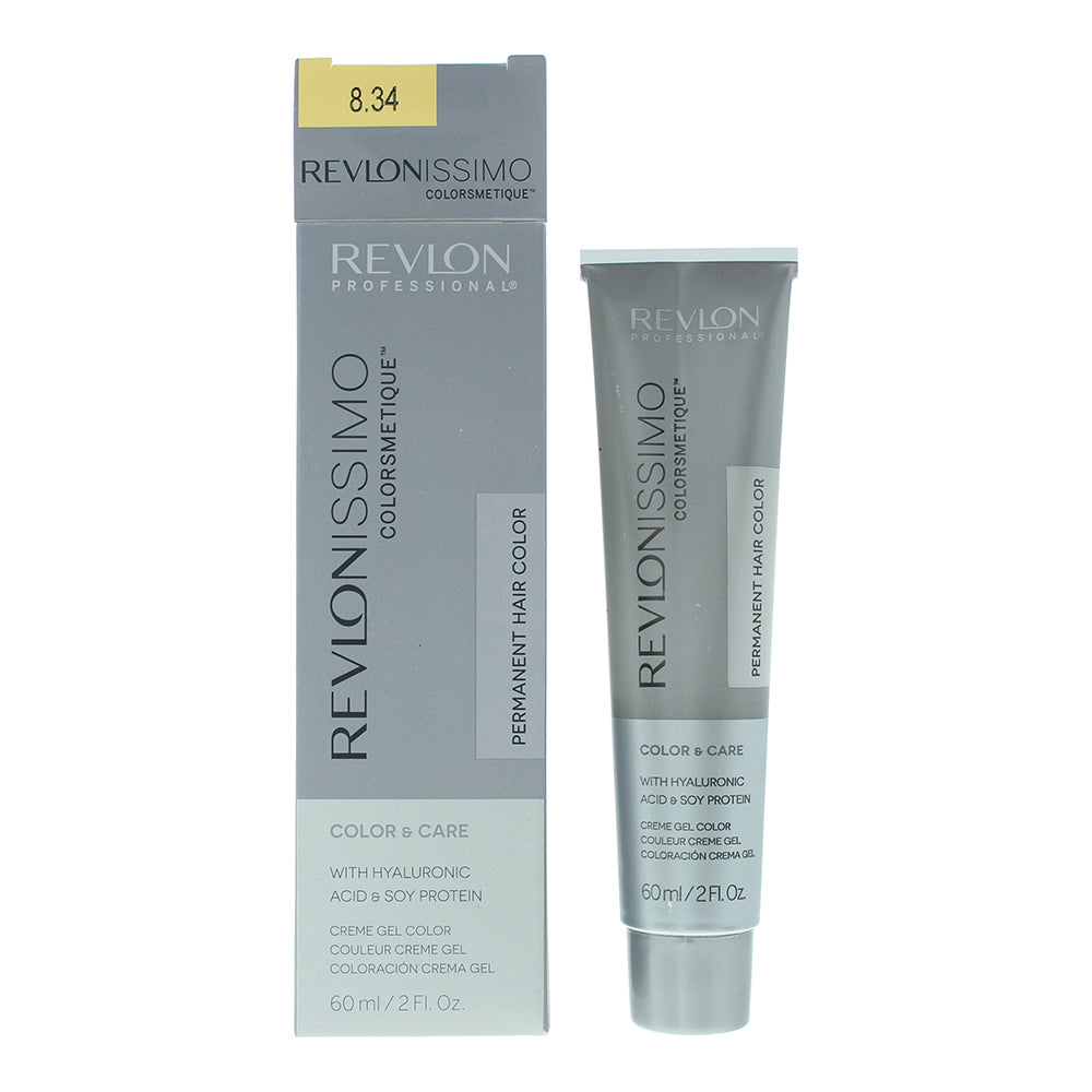 Revlon Revlonissimo Colorsmetique 60ml - 8.34 Light Coppery Gold Blonde - Glow Empire