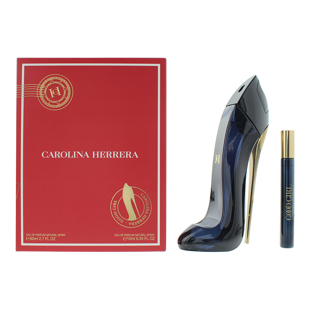 Carolina Herrera Good Girl 2 Piece Gift Set: Eau de Parfum 80ml - Eau de Parfum 10ml - Glow Empire