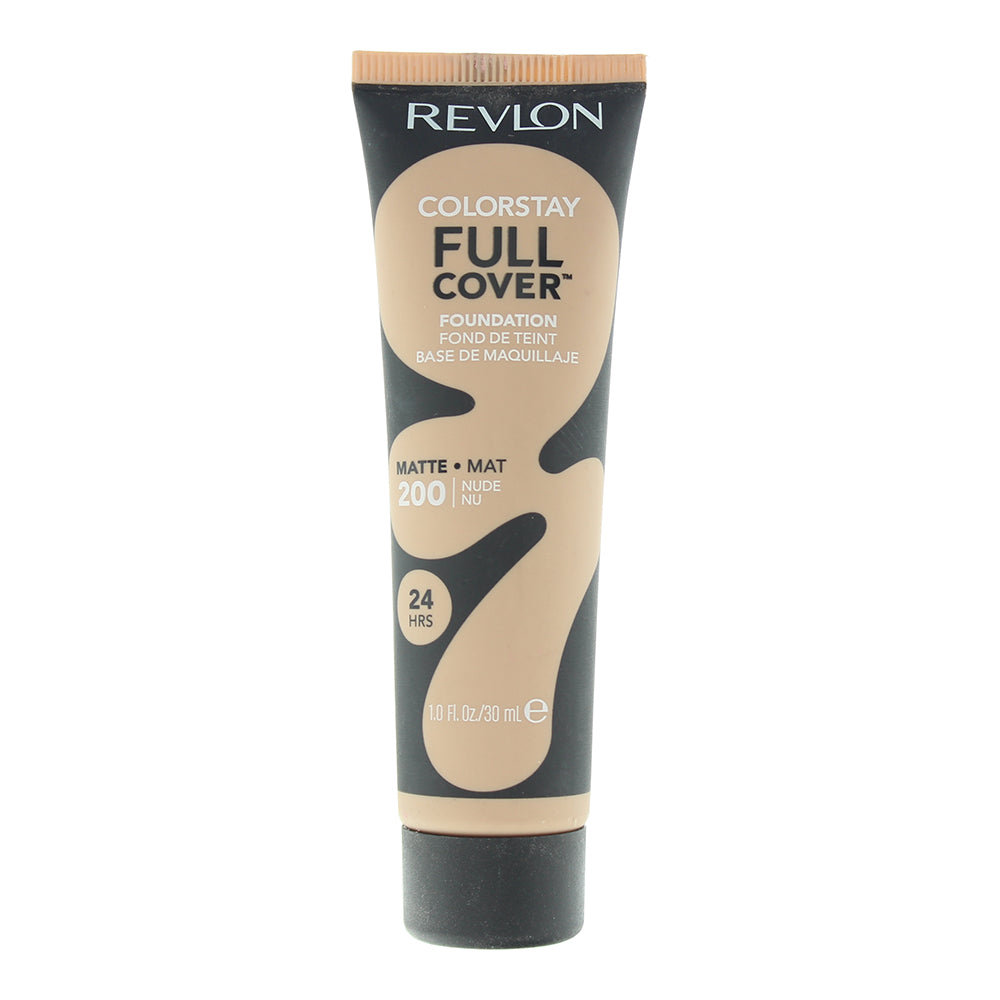 Revlon Colorstay Full Cover Matte Foundation 30ml - 200 Nude - Glow Empire