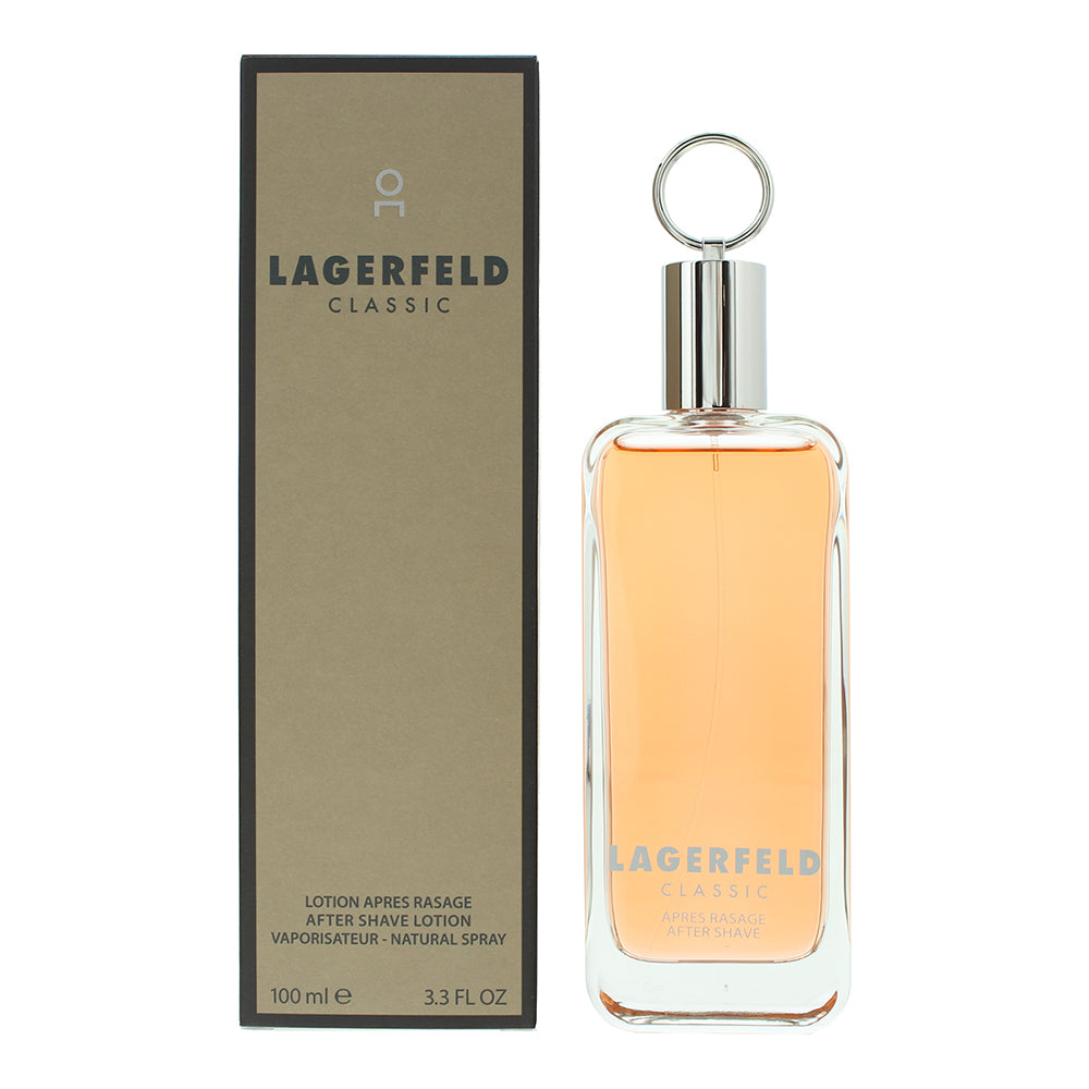 Karl Lagerfeld Classic Aftershave Lotion 100ml - Glow Empire
