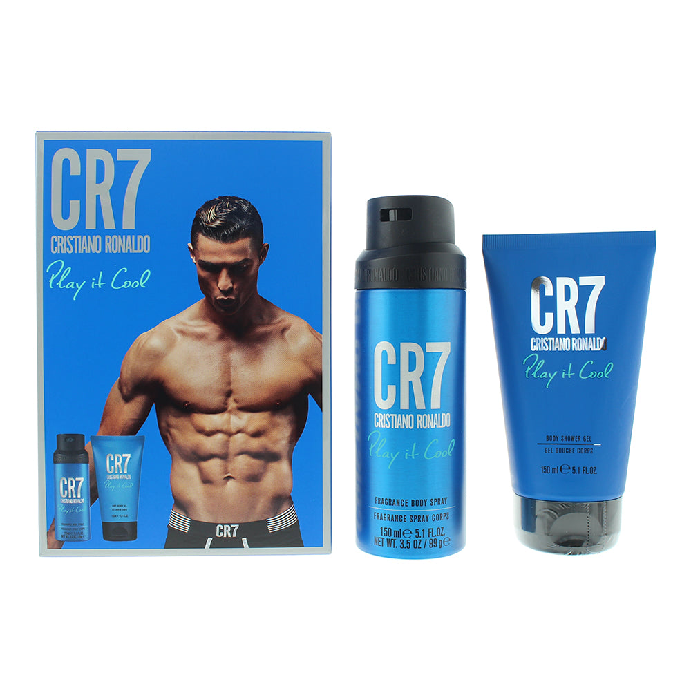 Cristiano Ronaldo CR7 Play It Cool Gift Set 150ml Shower Gel + 150ml Body - Glow Empire