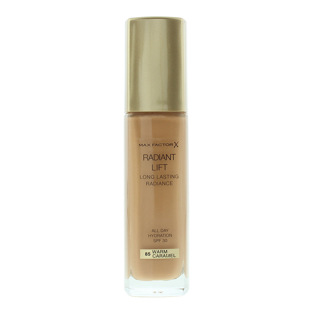 Max Factor Radiant Lift 085 Warm Caramel Foundation 30ml - Glow Empire
