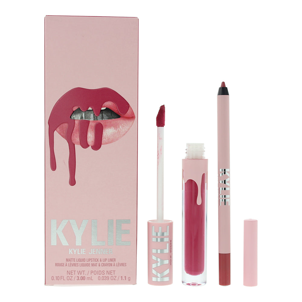 Kylie Cosmetics Matte Lip Kit 3ml Liquid Lipstick + 1.1g Lip Liner - Extraordinary - Glow Empire