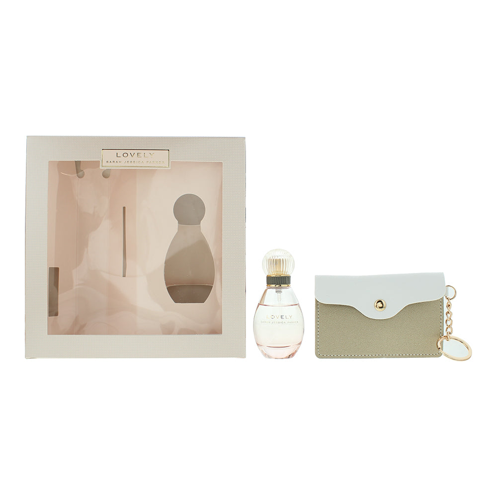 Sarah Jessica Parker Lovely Gift Set 30ml EDP + Gold Purse Keyring - Glow Empire