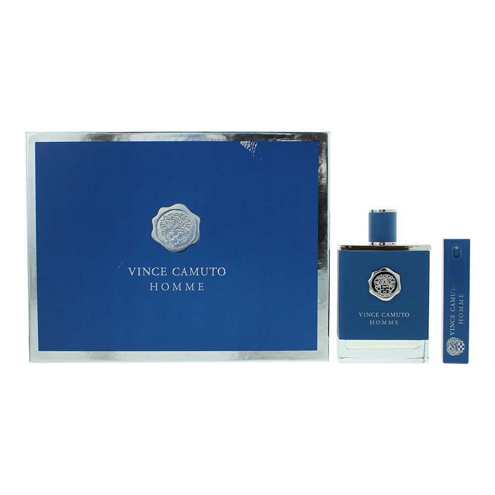 Vince Camuto Homme Gift Set 200ml EDT + 15ml EDT - Glow Empire