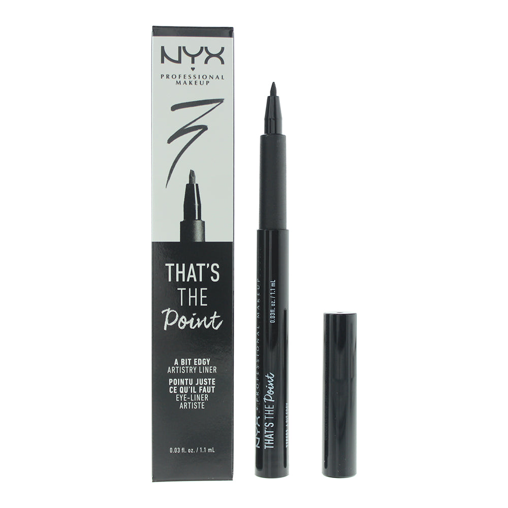 NYX That's The Point Felt-Tip Liquid Eyeliner 1.1ml - A Bit Edgy - Glow Empire