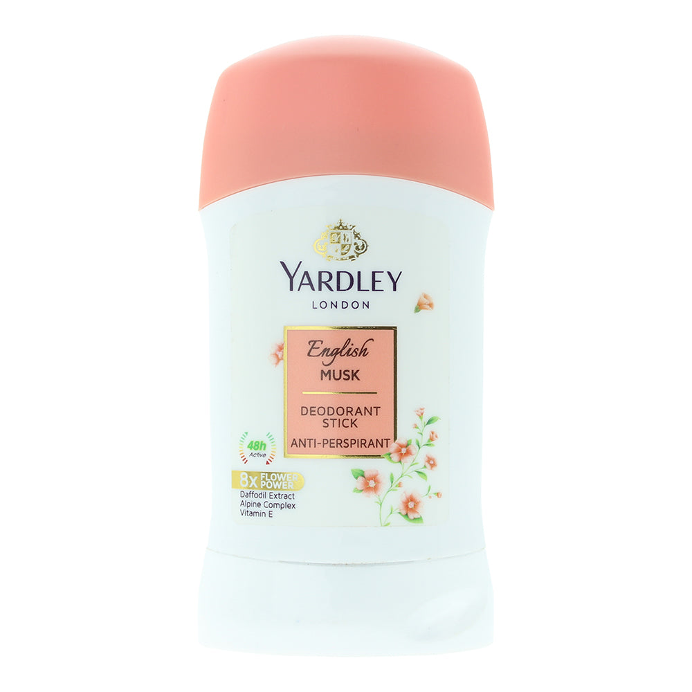 Yardley English Musk Deodorant Stick 50ml - Glow Empire
