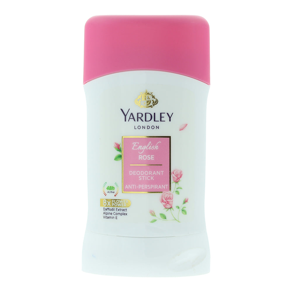 Yardley English Rose Deodorant Stick 50ml - Glow Empire