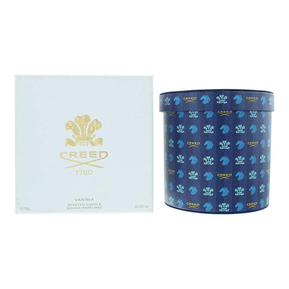 Creed Vanisia Blue Leather Candle 1475g - Glow Empire
