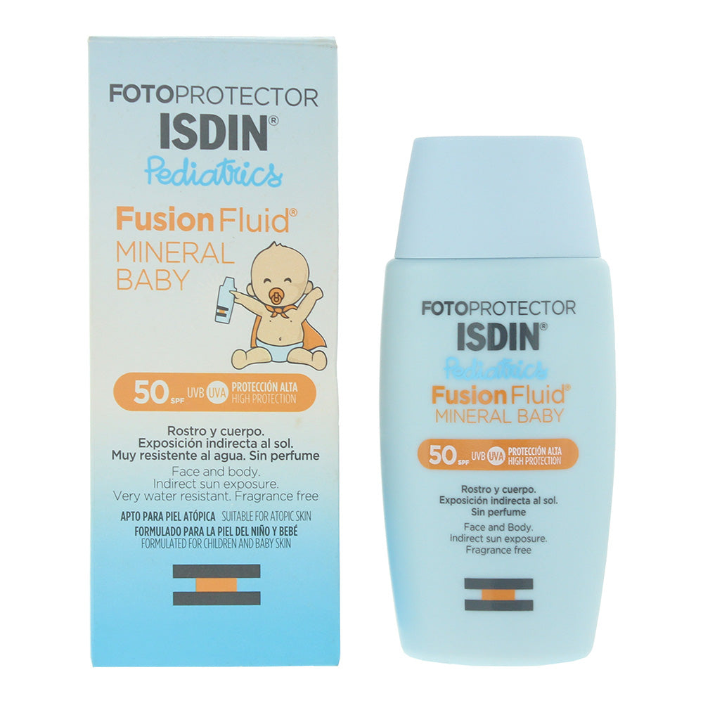 ISDIN Fotoprotector Pediatrics Fusion Fluid Mineral Baby SPF 50+ 50ml - Glow Empire