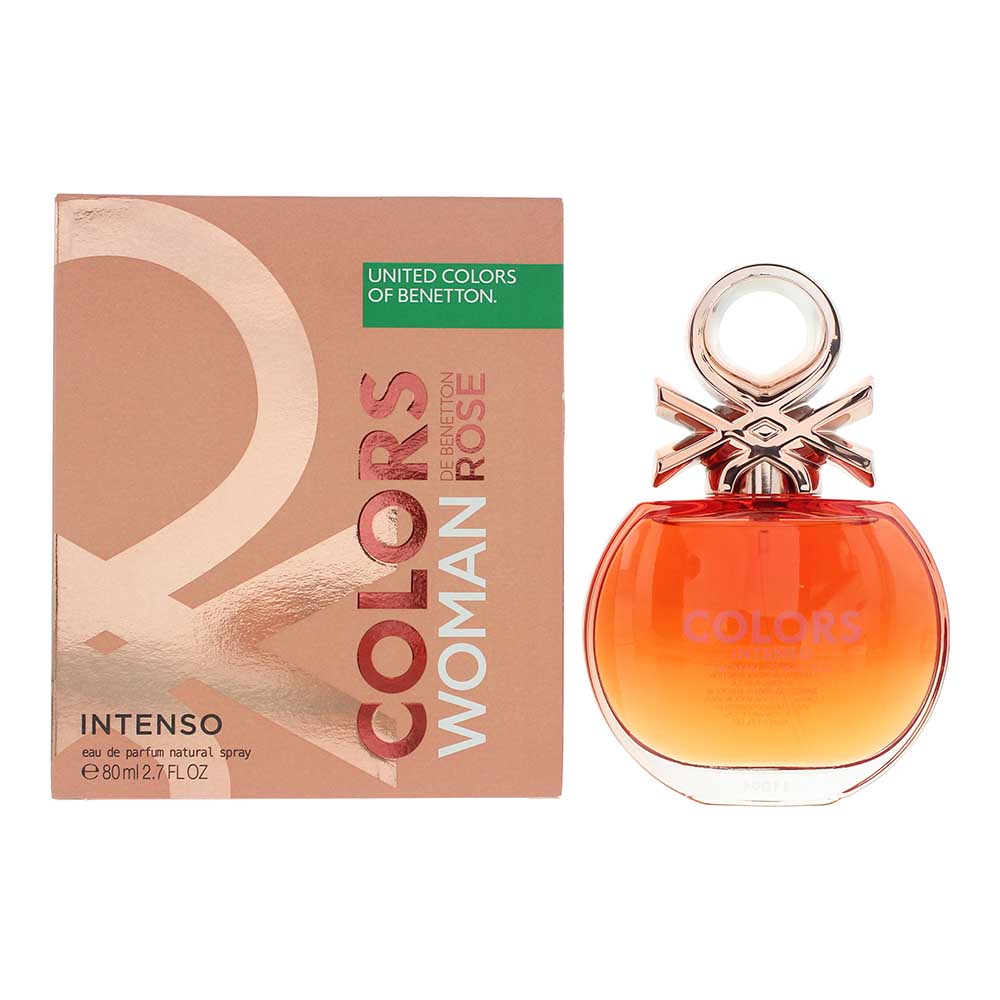 Benetton Colours De Benetton Woman Rose Intenso Eau De Parfum 80ml Spray - Glow Empire