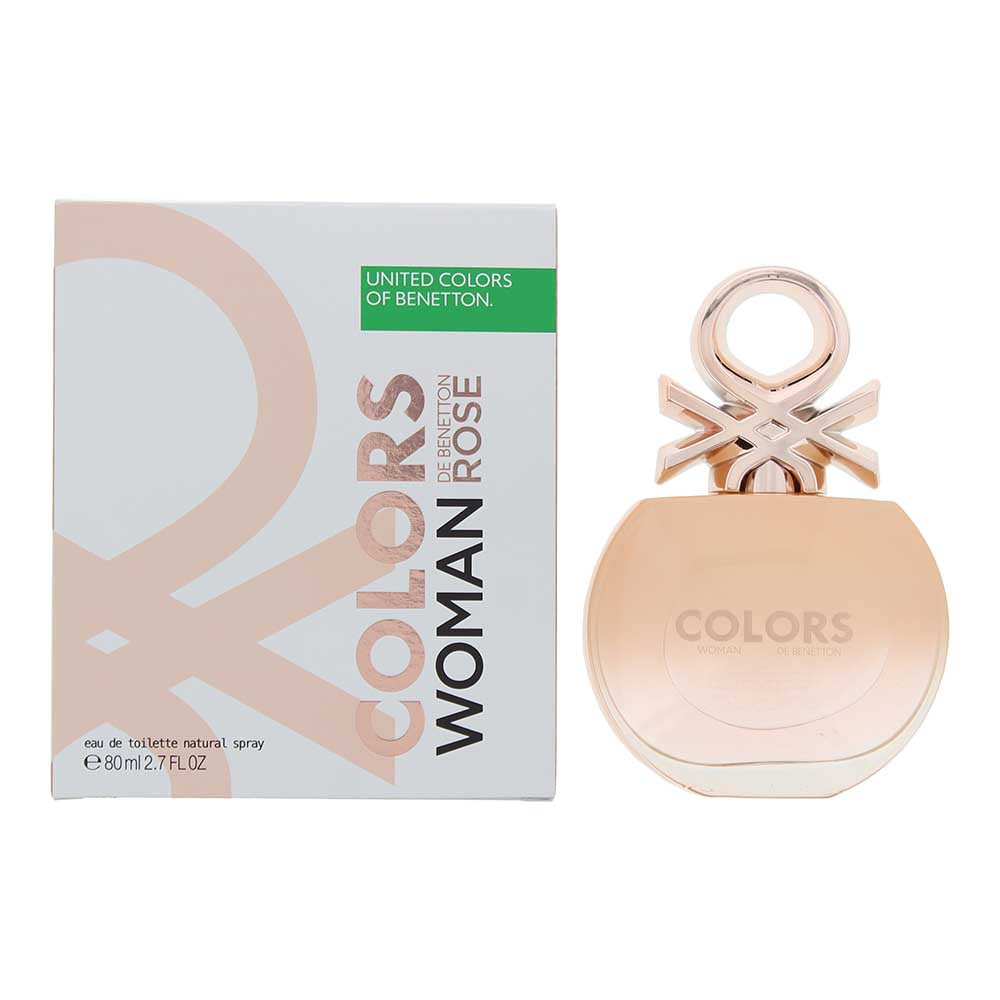 Benetton Colors Woman Rose Eau de Toilette 80ml Spray - Glow Empire