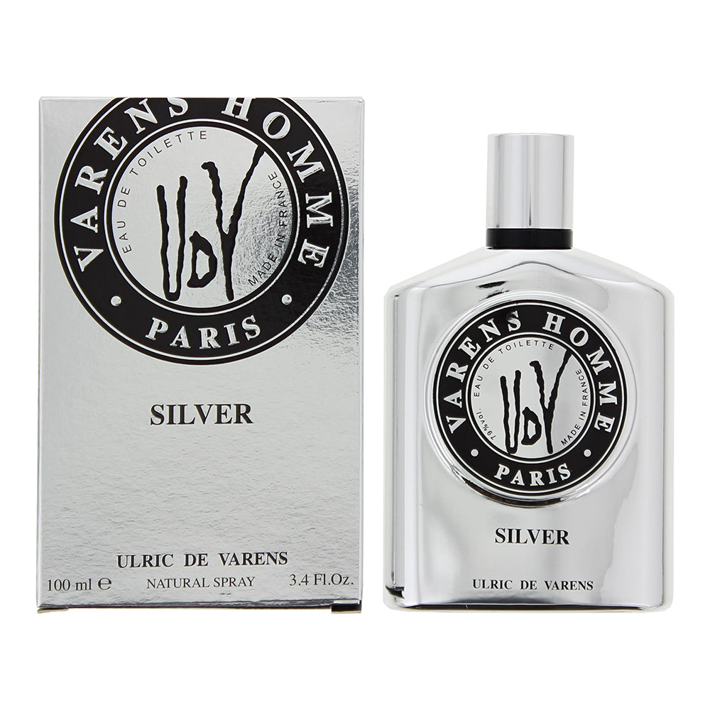 Ulric De Varens UDV Silver Limited Edition Eau De Toilette 100ml Spray - Glow Empire