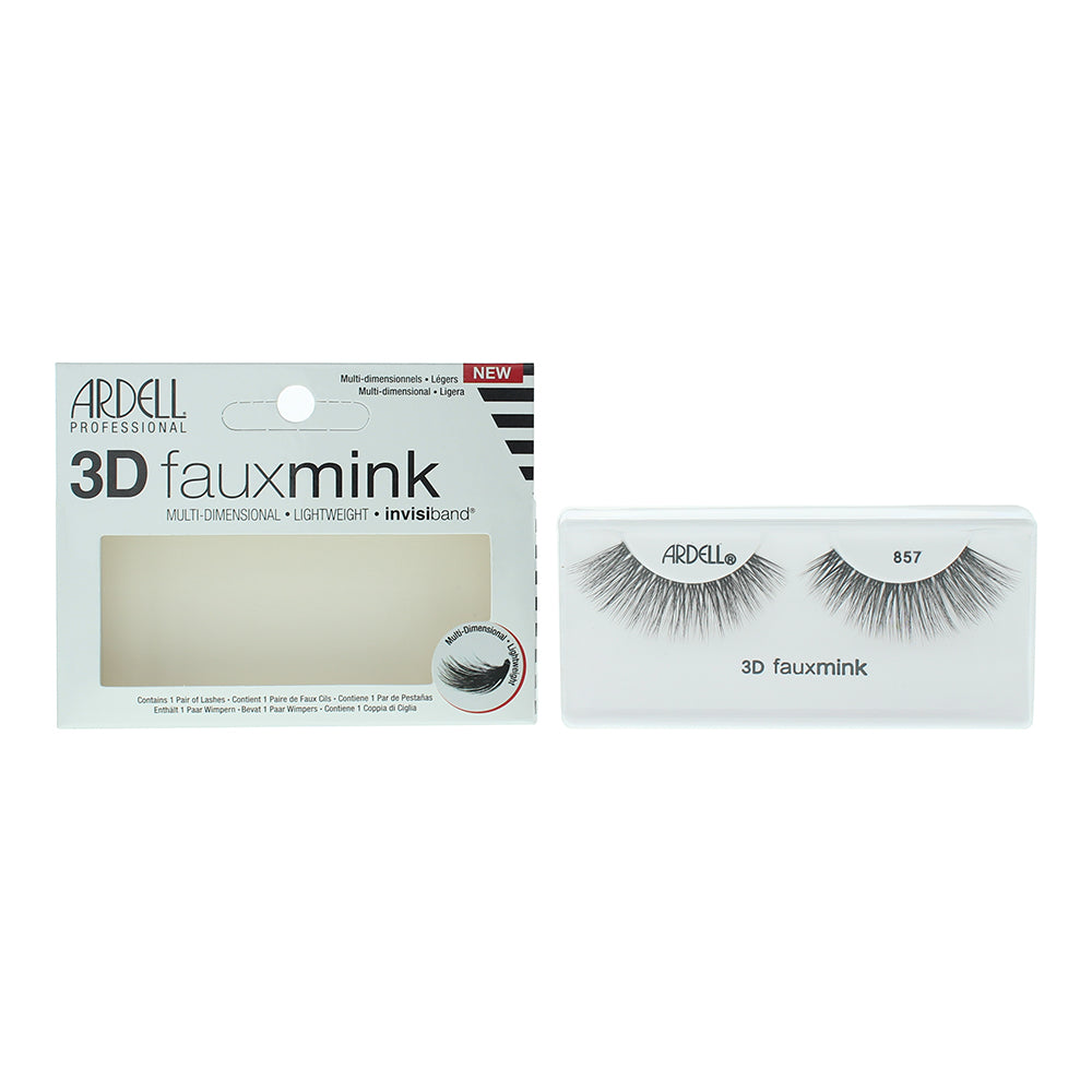Ardell Multi-Dimensional 3D Faux Mink False Lashes - Black 857 - Glow Empire