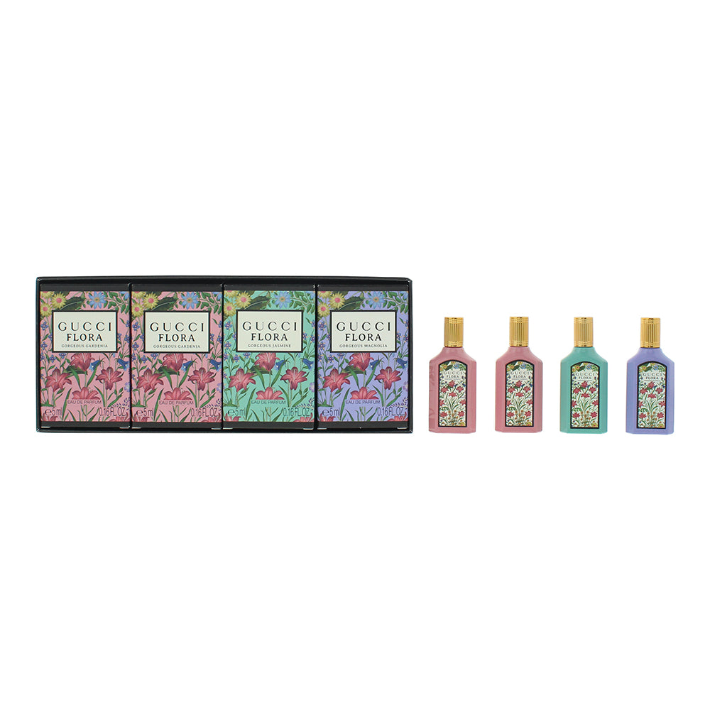 Gucci Flora Eau De Parfum 4 Piece Gift Set - Glow Empire