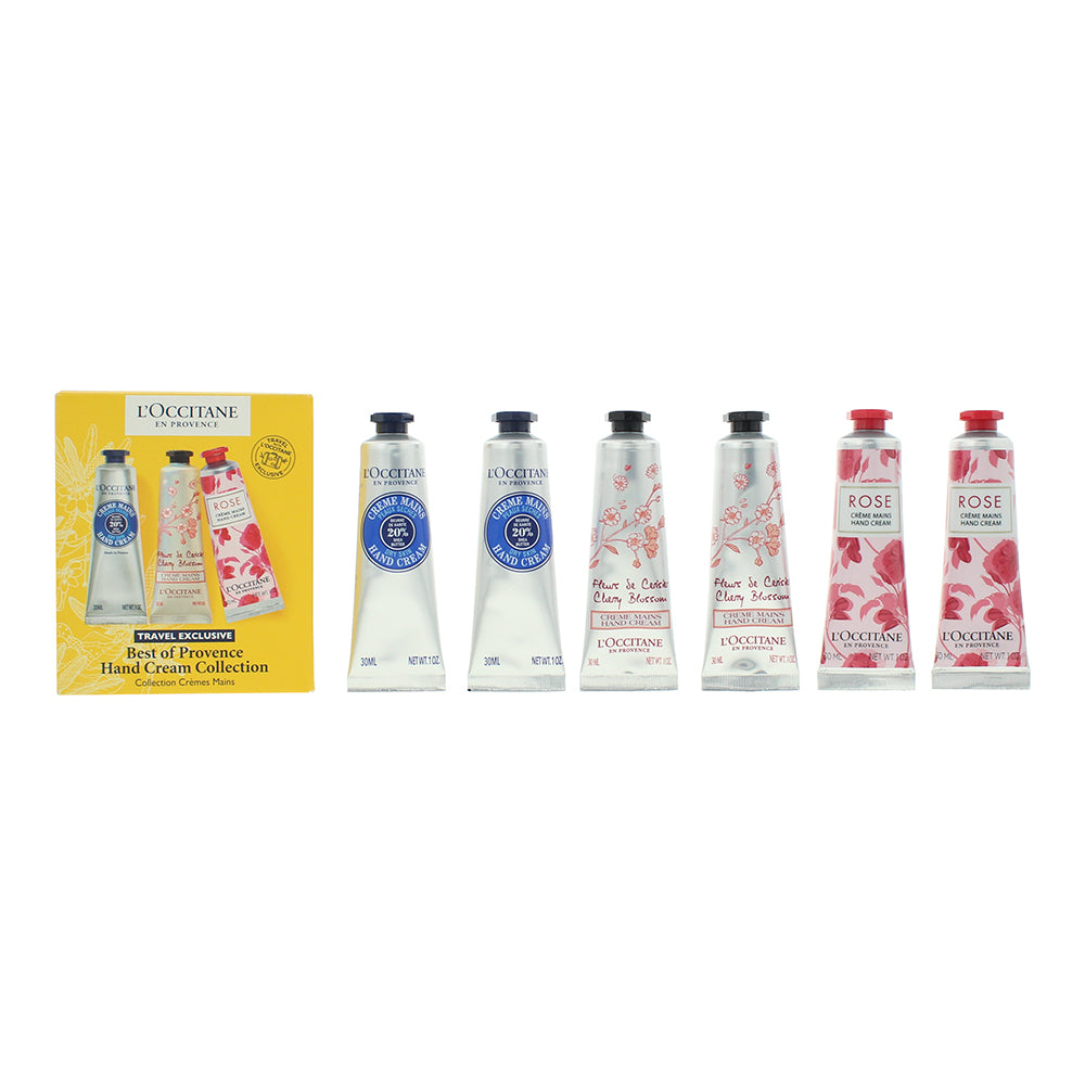 L'Occitane en Provence Best Of Provence Hand Cream Collection Gift Set 6 Pieces - Glow Empire