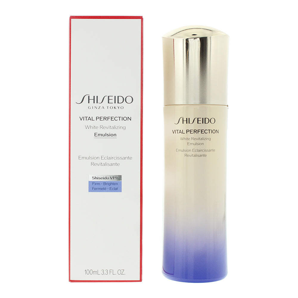 Shiseido Vital Perfection White Revitalizing Emulsion 100ml  - Glow Empire
