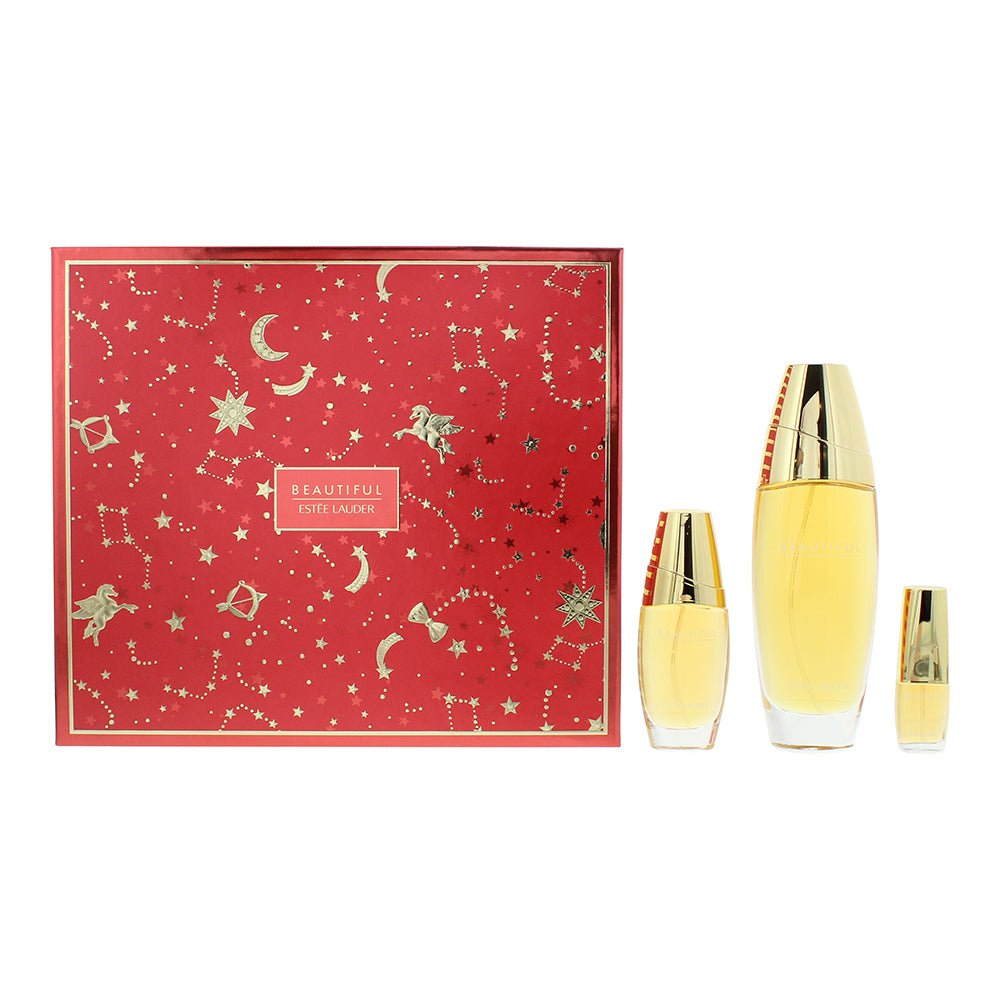 Estée Lauder Beautiful Gift Set 100ml EDP + 30ml EDP + 4.7ml EDP - Glow Empire