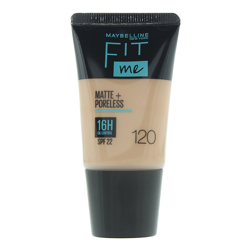 Maybelline Fit Me Matte & Poreless Foundation SPF22 18ml - 120 Classic Ivory - Glow Empire