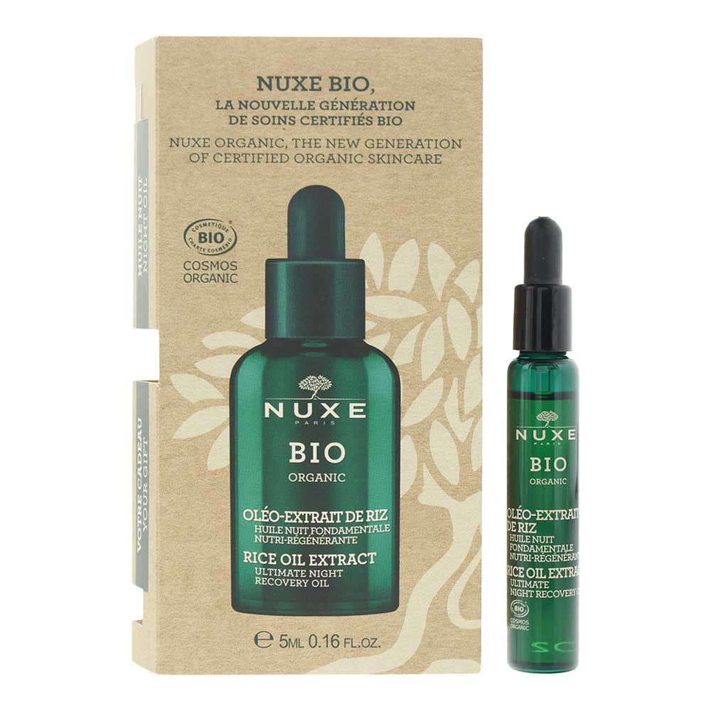 Nuxe Bio Organic Rice Oil Extract Ultimate Night Recovery Oil 5ml - Glow Empire