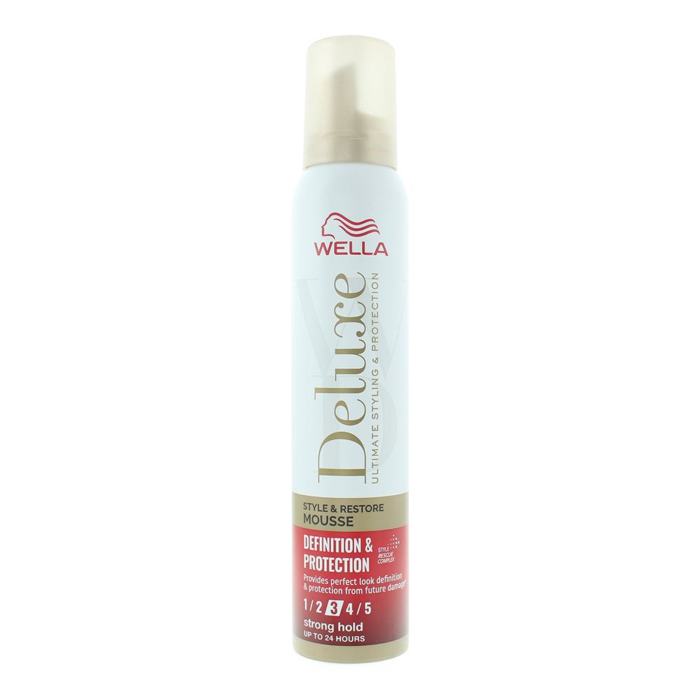 Wella Deluxe Definition Protection Hair Mousse 200ml - Glow Empire