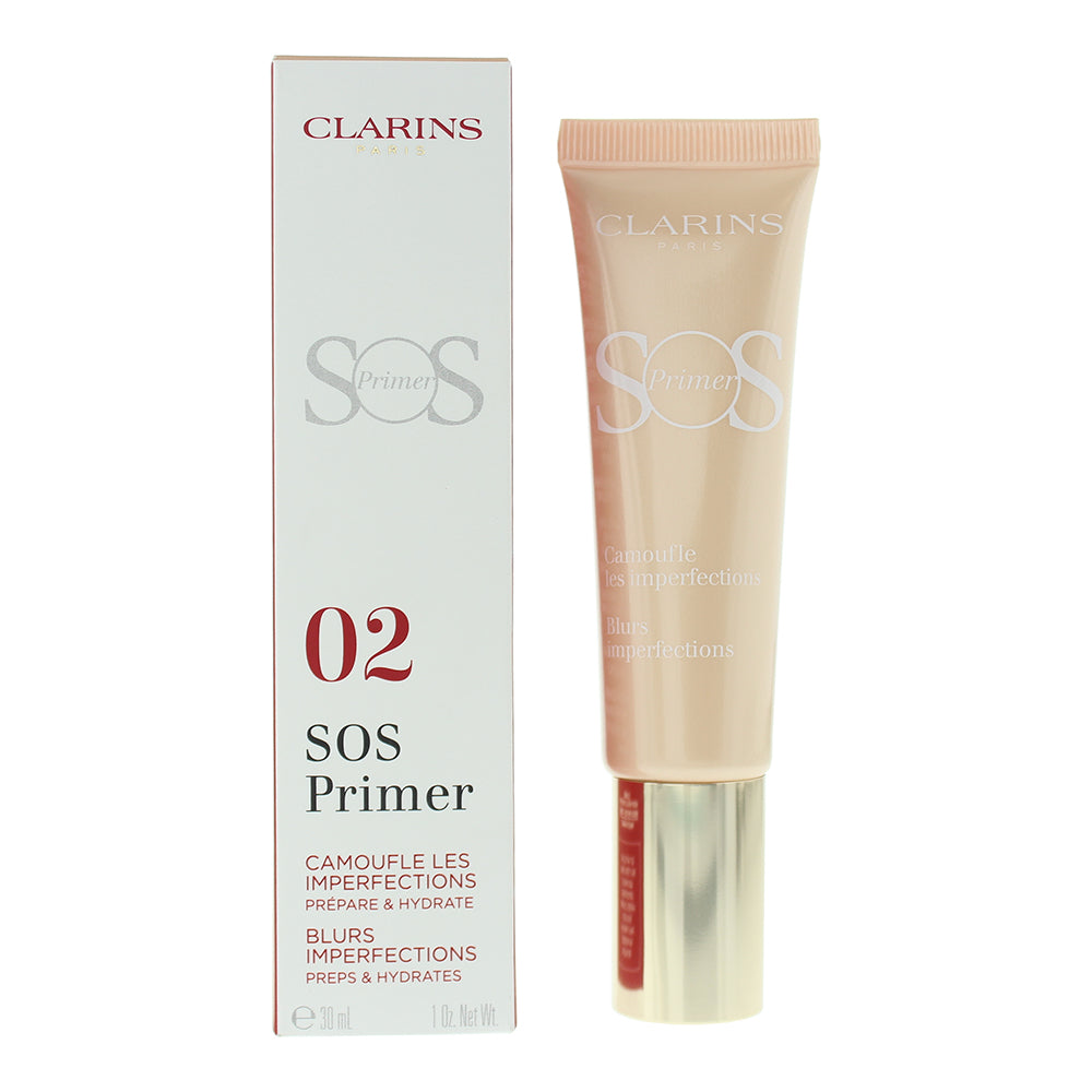 Clarins Sos Primer 02 Peach Primer 30ml - Glow Empire