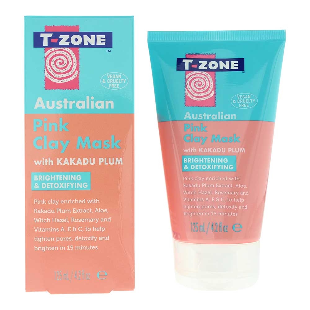 T-Zone Australian Pink Clay Mask 125ml - Glow Empire