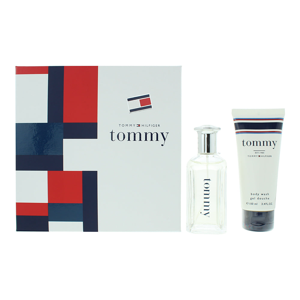 Tommy Hilfiger Tommy 2 Piece Gift Set: Eau de Toilette 50ml - Body Wash 100ml - Glow Empire
