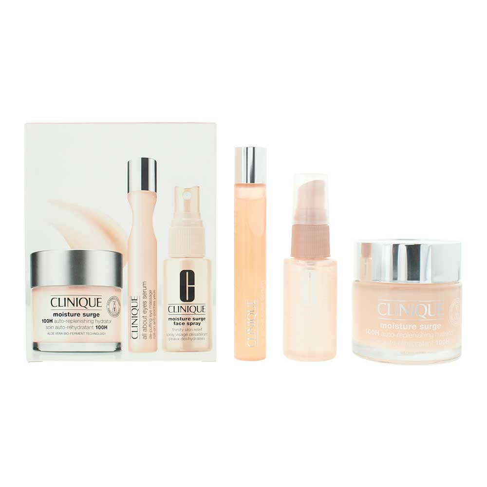 Clinique All About Moisture Gift Set 75ml Moisture Surge Gel-cream + 30ml Moisture Surge Face Spray + 15ml All About Eyes Serum - Glow Empire