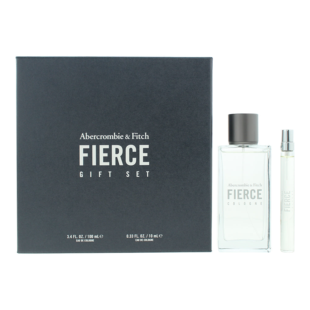 Abercrombie & Fitch Fierce Gift Set 100ml EDC + 10ml EDC - Glow Empire
