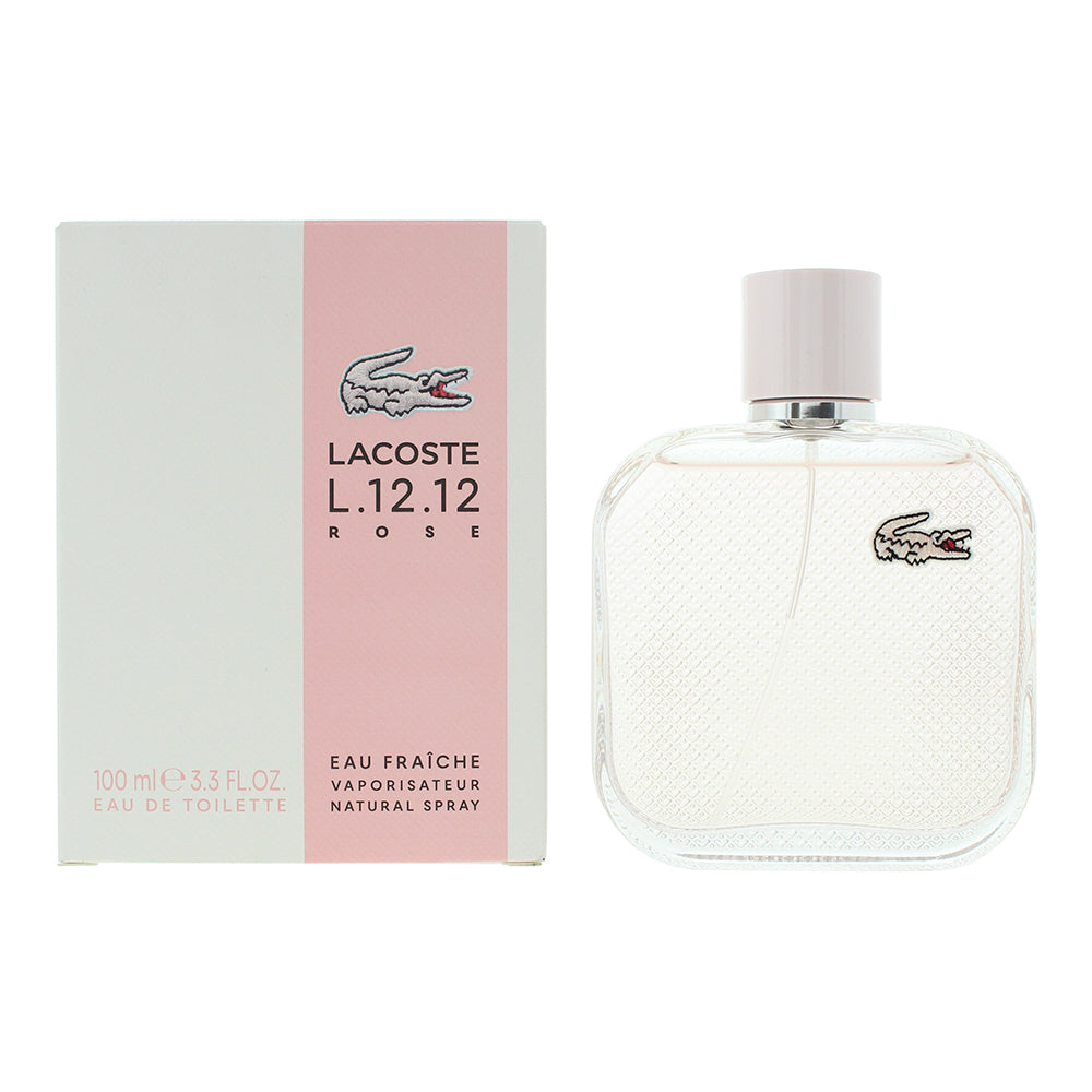 Lacoste L.12.12. Rose Eau Fraiche Eau de Toilette 100ml - Glow Empire