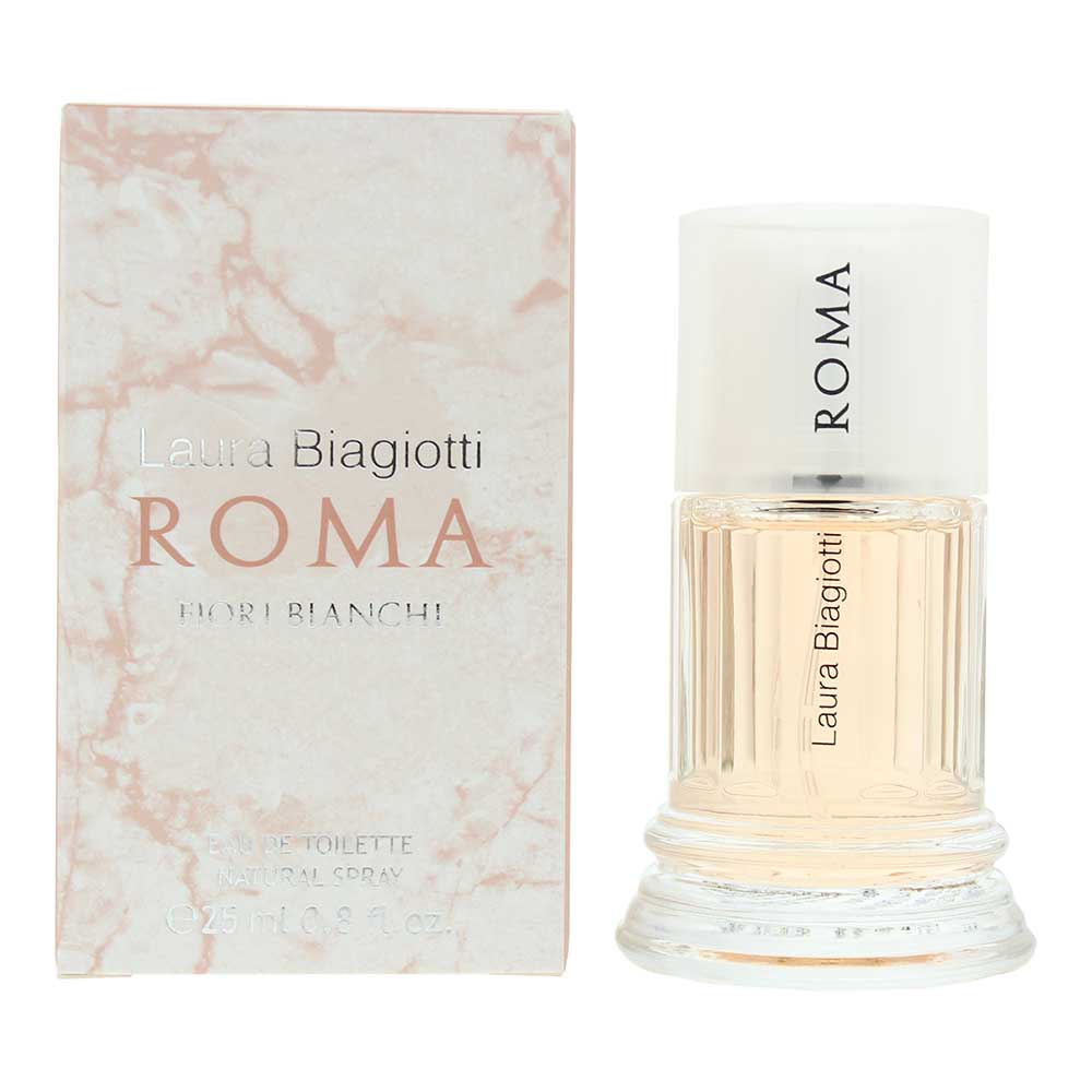 Laura Biagiotti Roma Fiori Bianchi Eau de Toilette 25ml Spray - Glow Empire