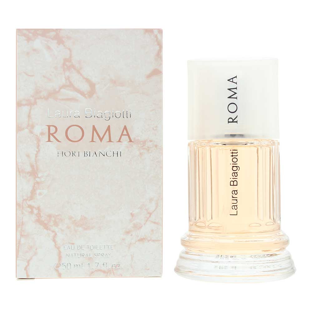 Laura Biagiotti Roma Fiori Bianchi Eau de Toilette 50ml Spray - Glow Empire