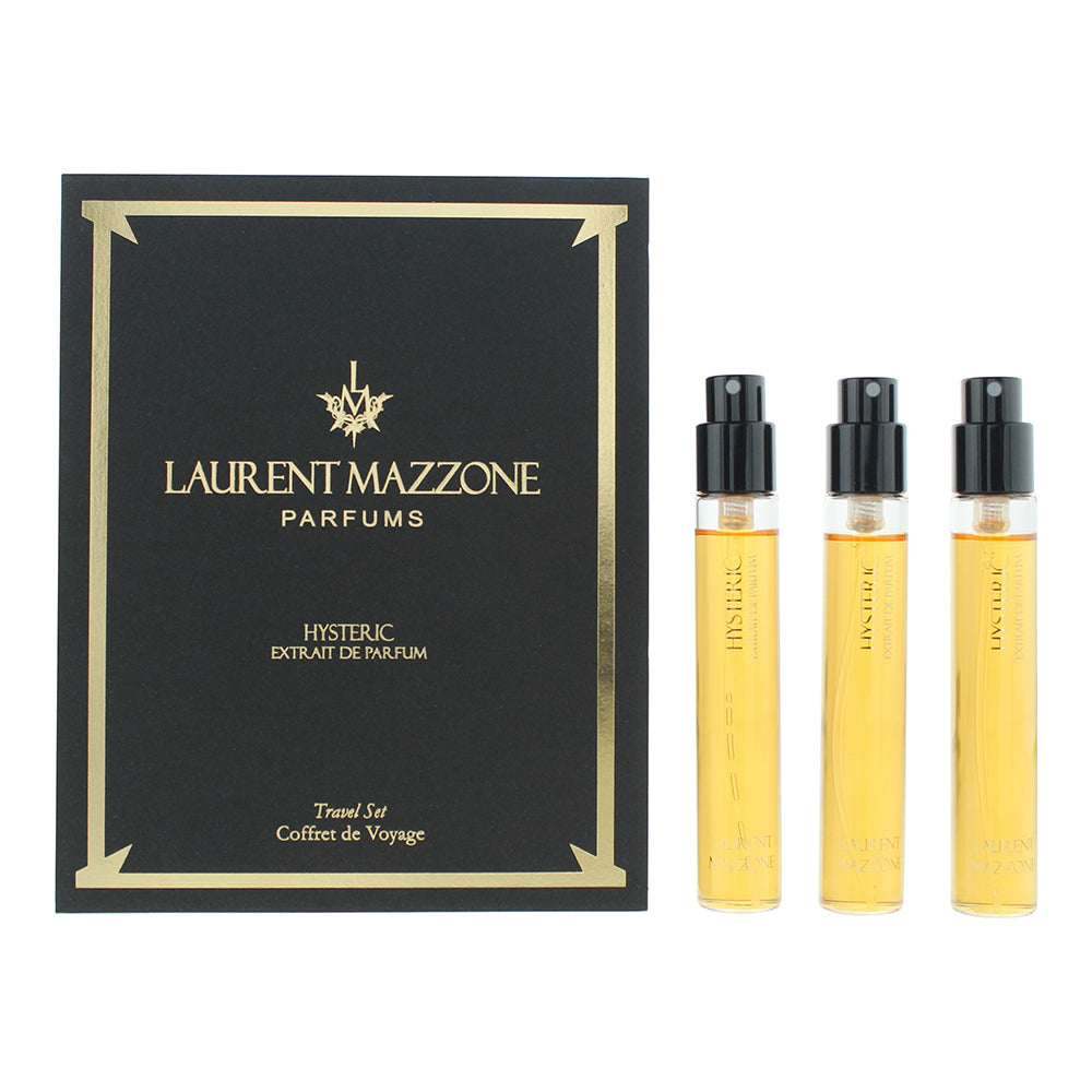 Laurent Mazzone Hysteric Extrait de Parfum Travel set 3x15ml - Glow Empire