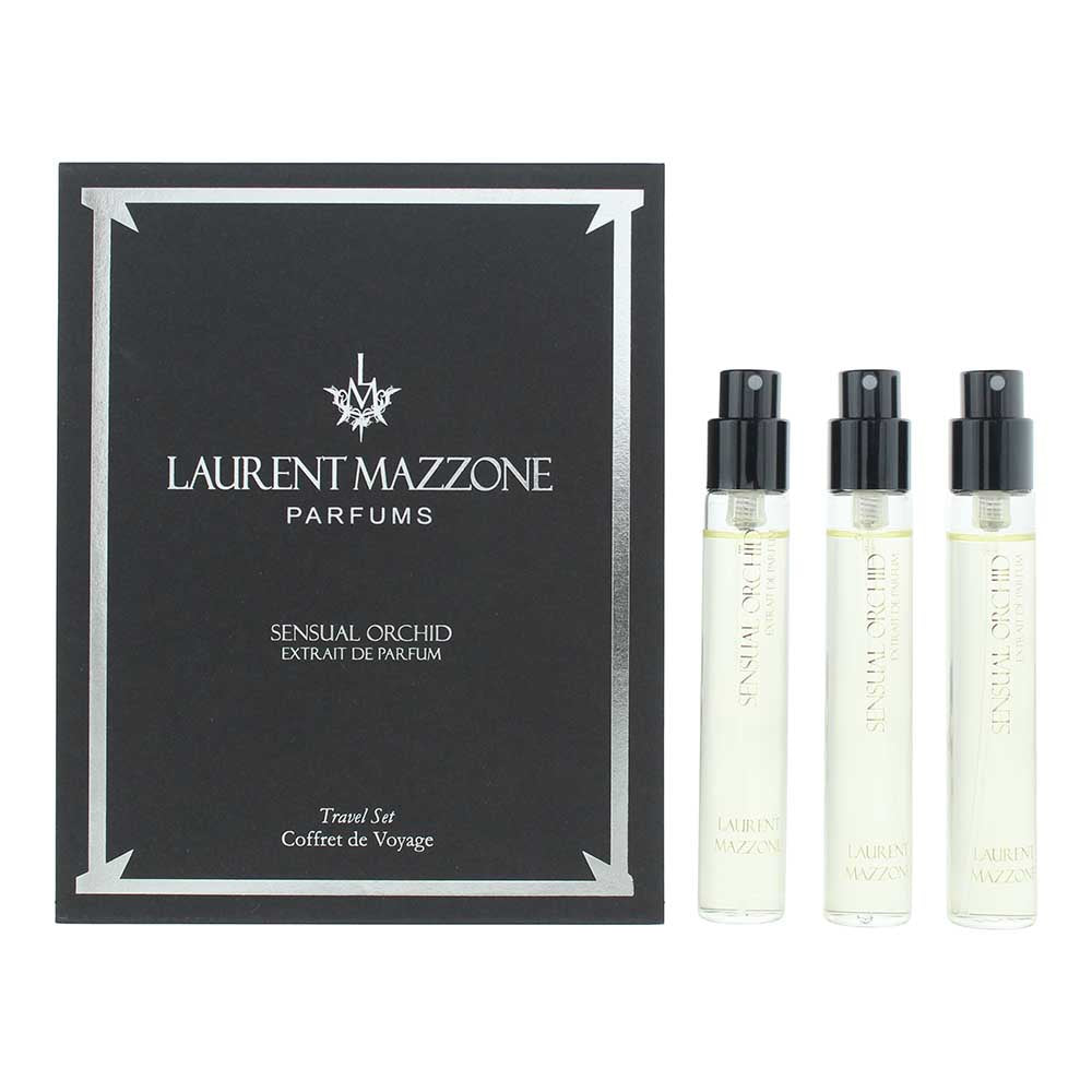 Laurent Mazzone Sensual Orchid Extrait de Parfum Travel set 3x15ml - Glow Empire