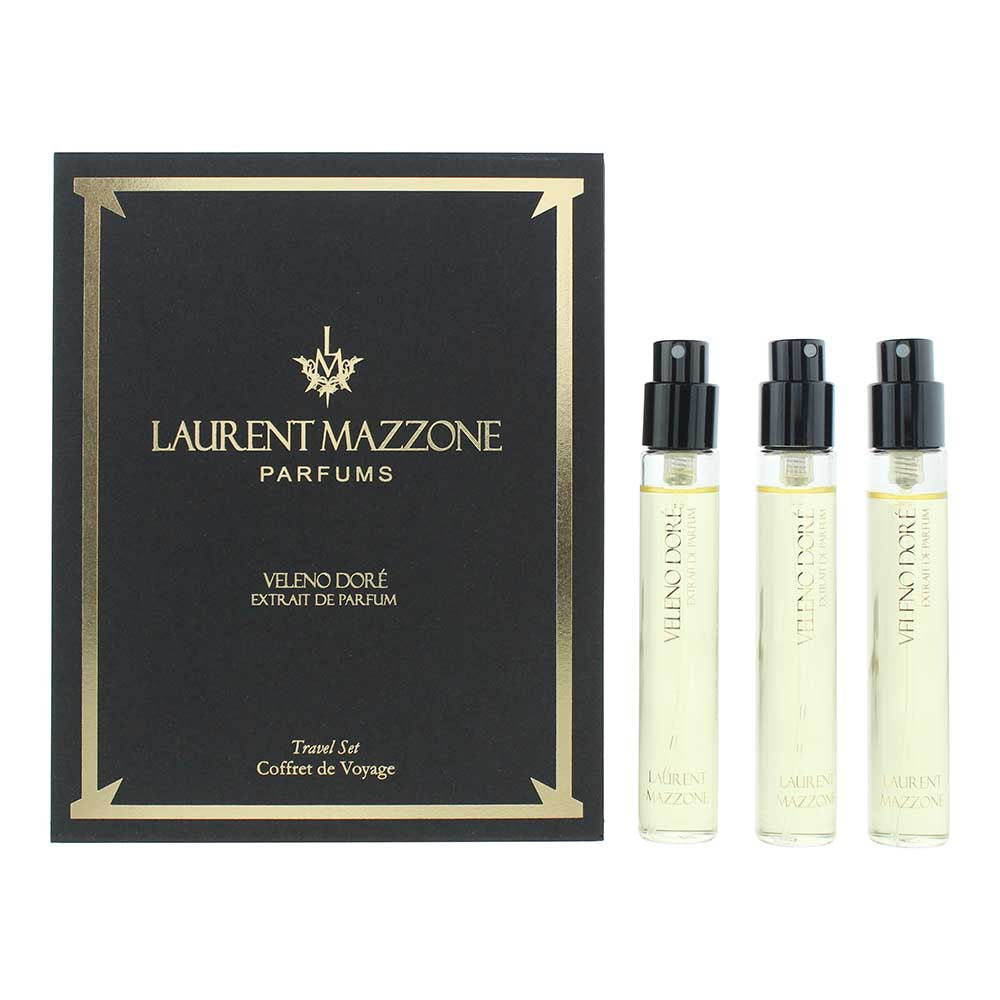 Laurent Mazzone Veleno Doré Extrait de Parfum 3 x 15ml Travel Set - Glow Empire