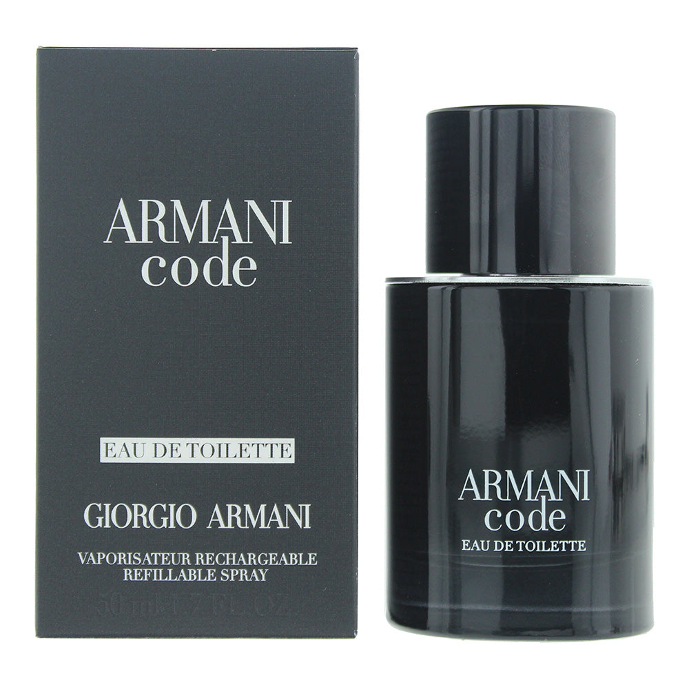Giorgio Armani Armani Code Eau de Toilette 50ml Refillable - Glow Empire
