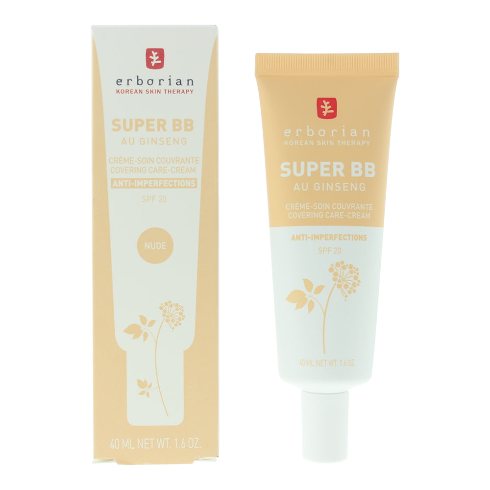 Erborian Super BB Anti Imperfections Nude Covering Cream 40ml - Glow Empire