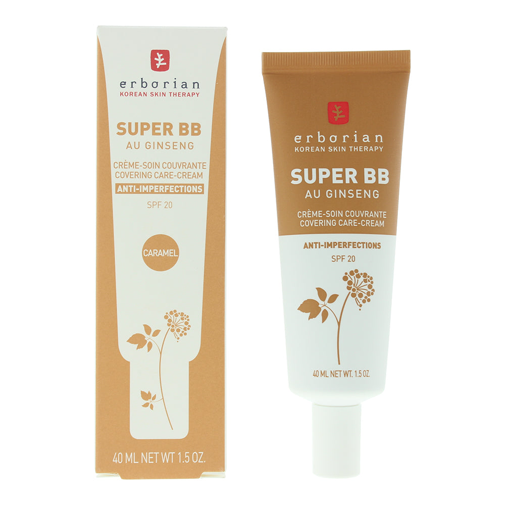Erborian Super BB Au Ginseng Covering Care-Cream SPF20 40ml - Caramel - Glow Empire