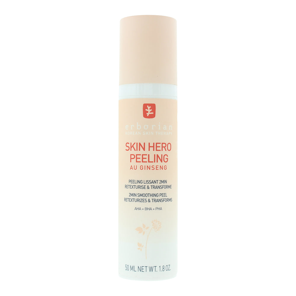 Erborian Skin Hero Peeling 2 Min Smoothing Aha + Bha + Pha Peel 50ml - Glow Empire
