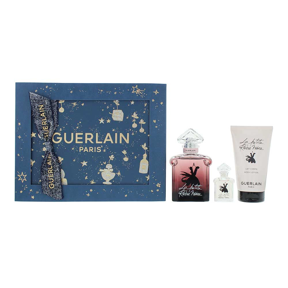 Guerlain La Petite Robe Noire Eau de Parfum Intense Gift Set - EDP 50ml + Body Lotion 75ml + EDP 5ml - Glow Empire