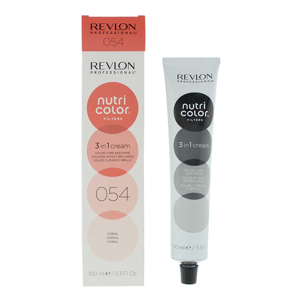 Revlon Nutri Color Filters 3 in 1 Cream Hair Colourant 100ml - 054 Coral - Glow Empire