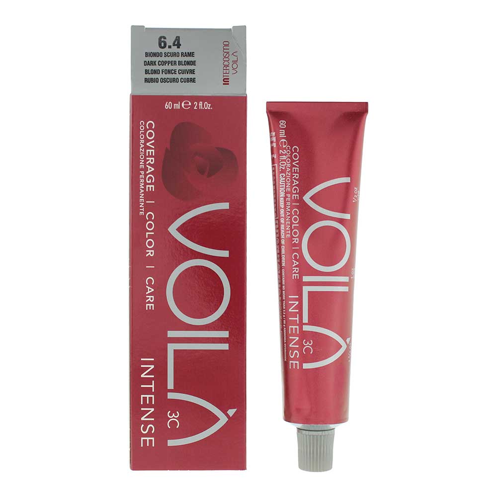 Intercosmo Voilà 3C Intense 60ml - 6.4 Dark Copper Blonde - Glow Empire
