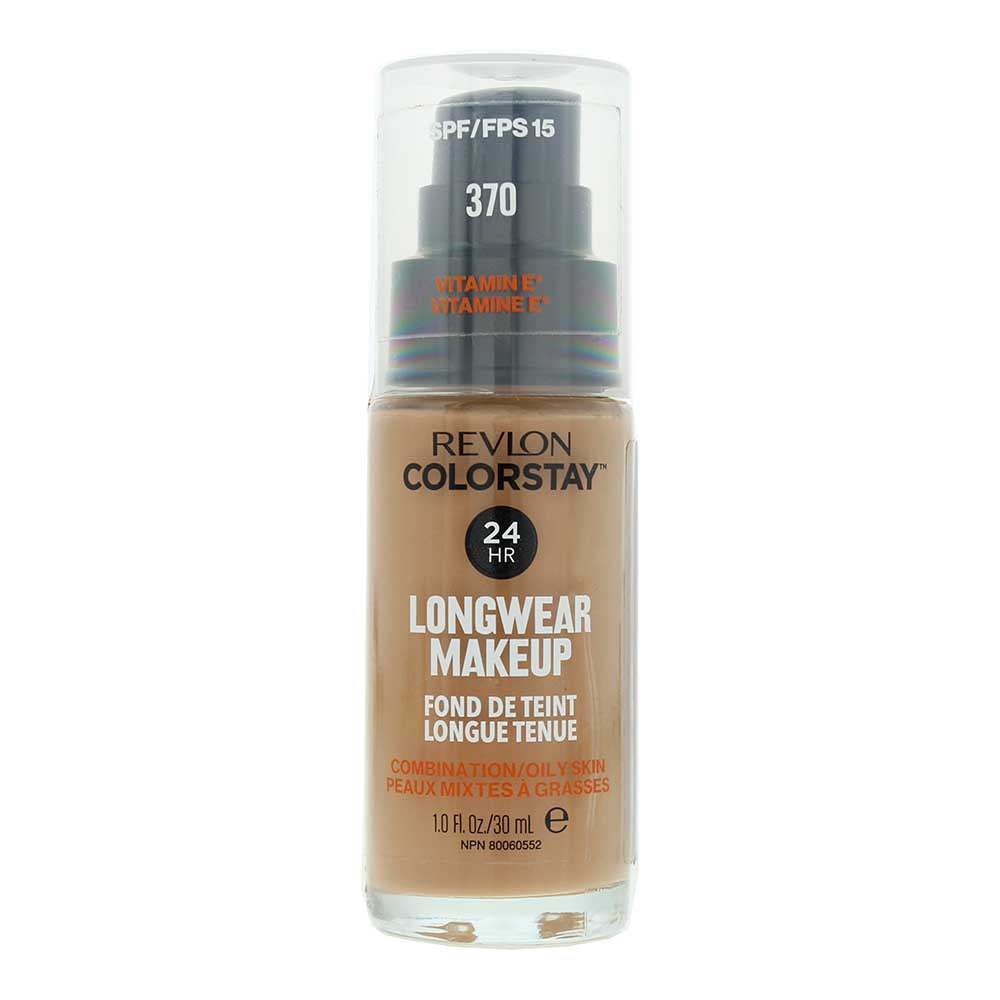 Revlon ColorStay Longwear Makeup SPF15 - 370 Natural Tan -30ml - Glow Empire
